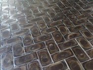 Cast basalt tiles